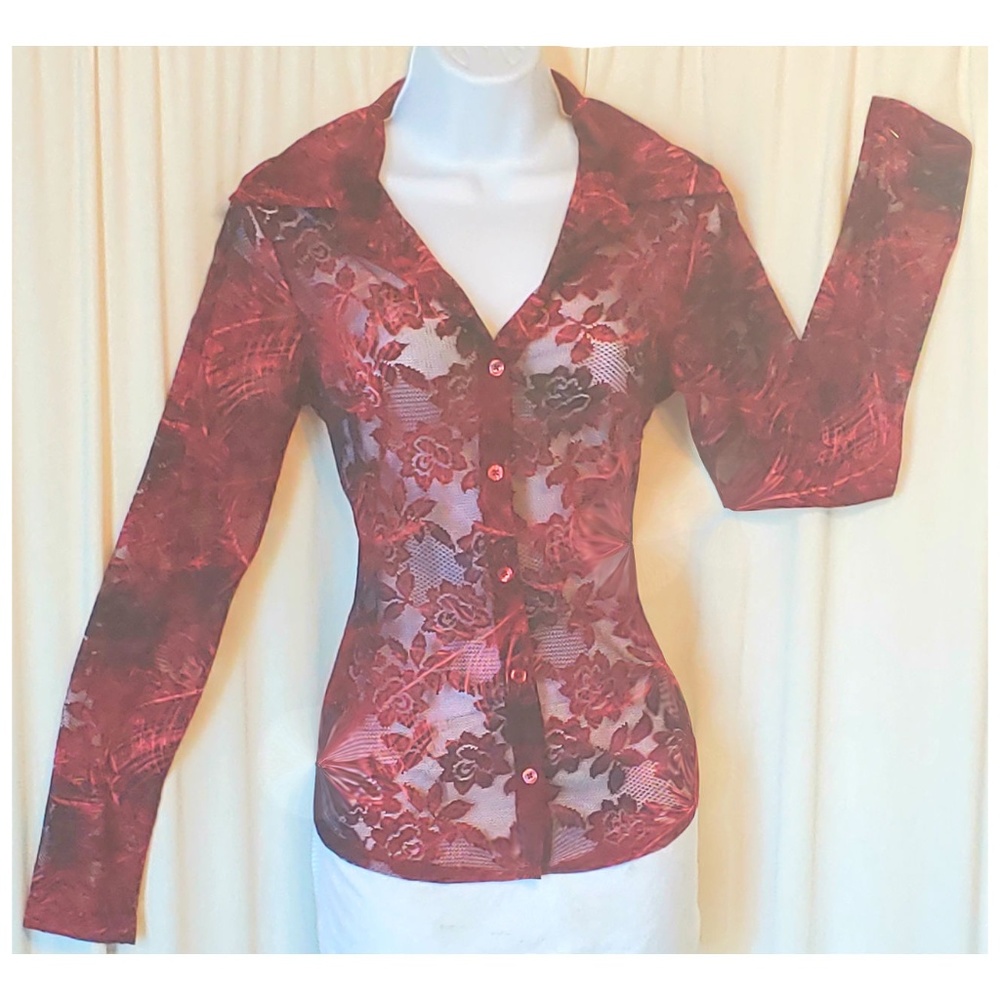Karen Kane Lifestyle Dainty Long-Sleeved Shirt